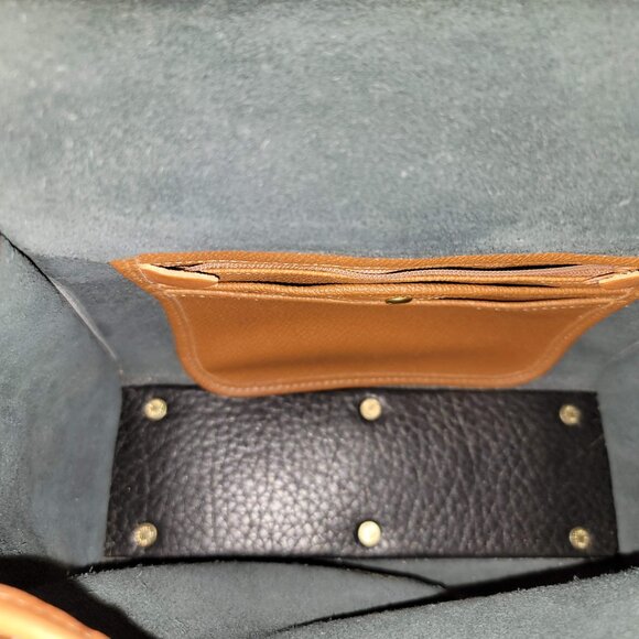 Dooney & Bourke Essex Bag (Black & British Tan) - Original Vintage Bag - Picture 9 of 15